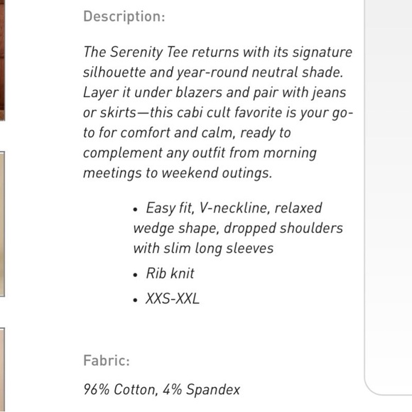 Cabi Serenity Tee - Picture 4 of 4